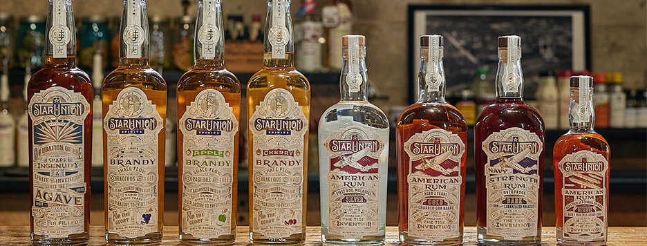 eight of star union spirits products