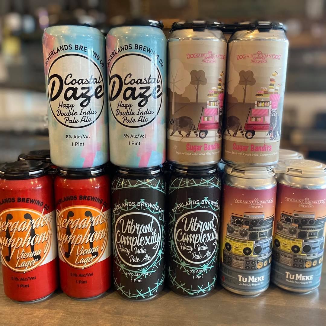 Beers from Riverlands Brewing