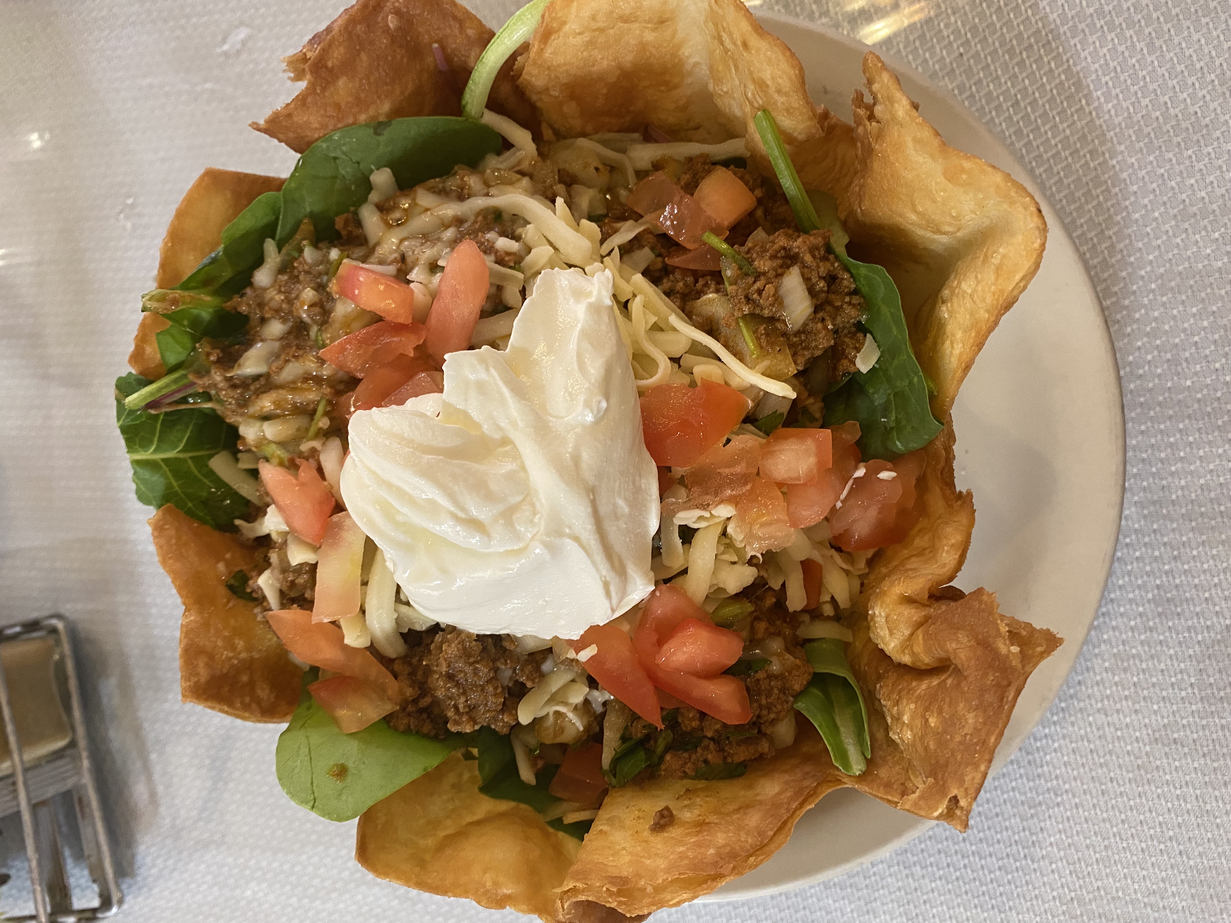 taco salad with beef 