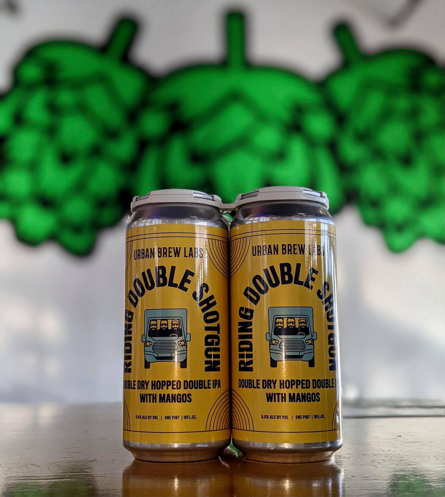 Four Pack of Riding Double Shotgun by Urban Brew Labs and Will County Brewing