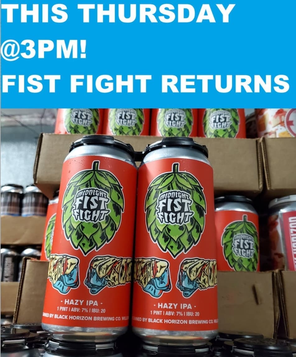 Several cans of Midnight Fist Fight