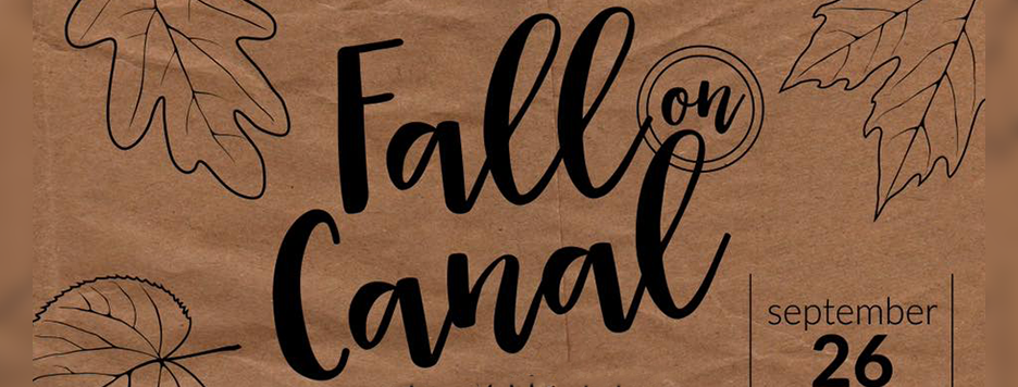 Fall On Canal Sign 