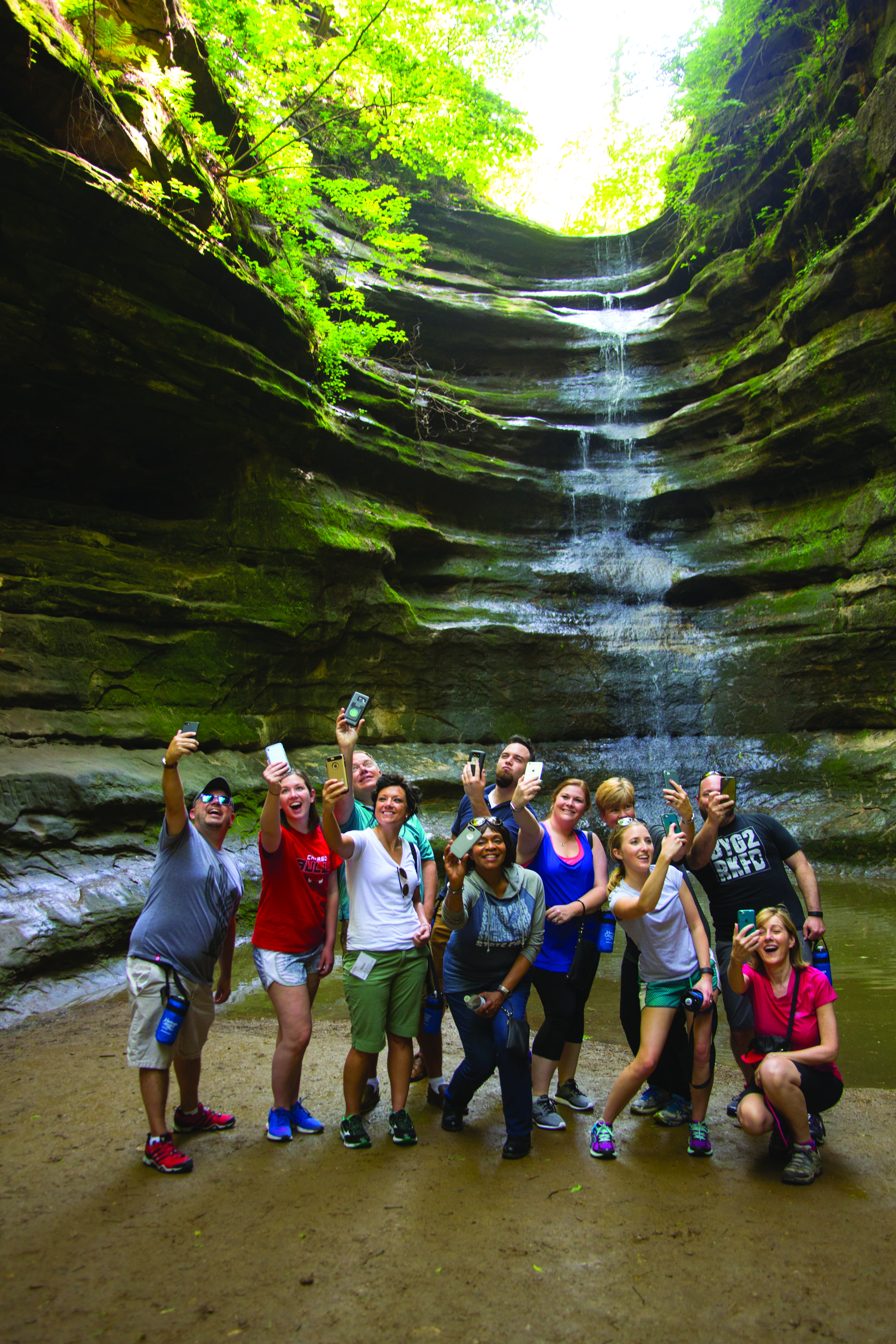 Hiking Selfie at Starved Rock State Park