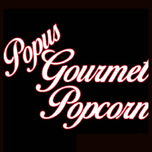 Popus Gourmet Popcorn logo