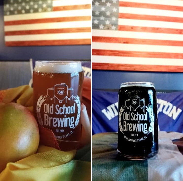Two beers from Rt66 Old School Brewing