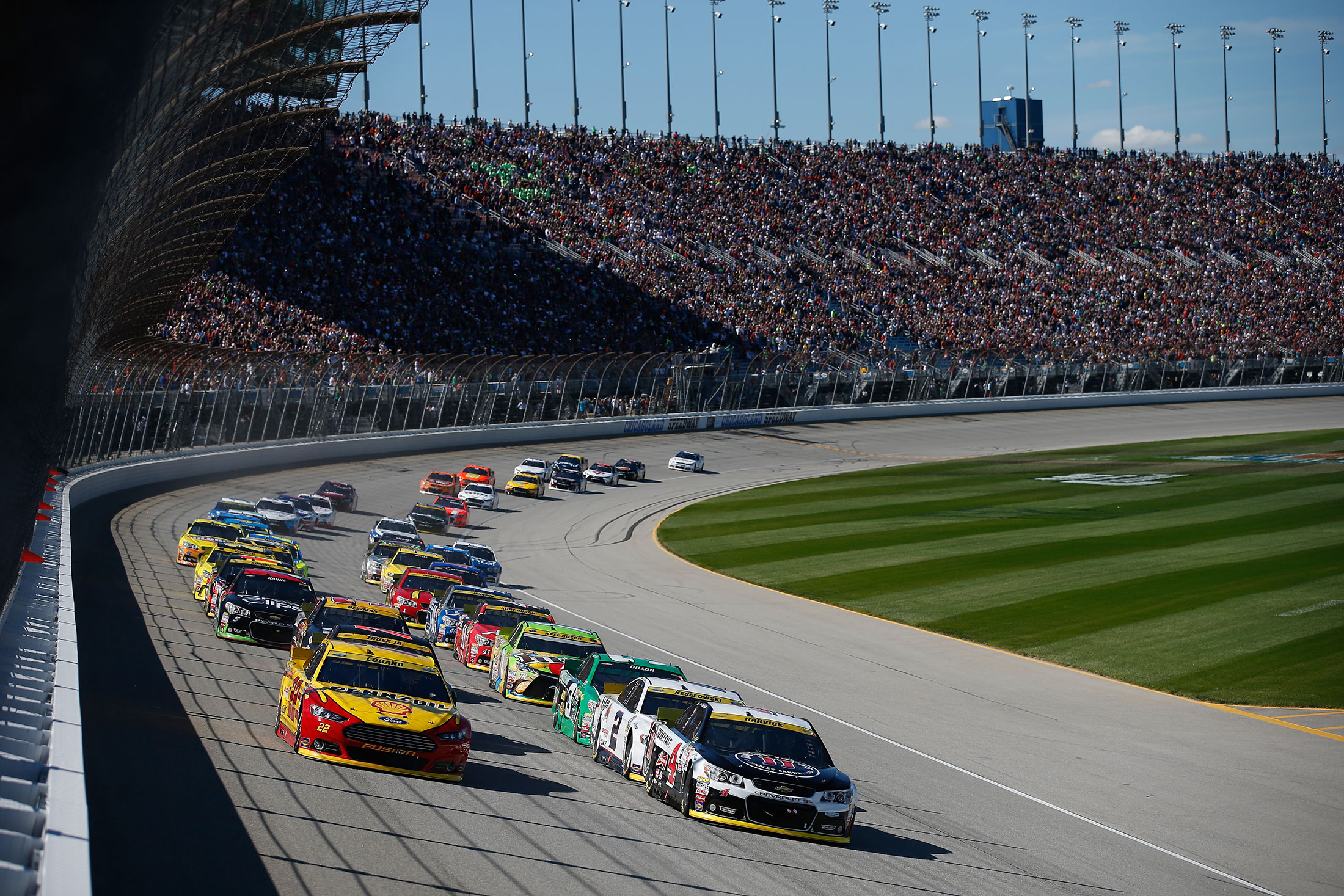 Chicagoland Speedway Home to Exciting NASCAR Action